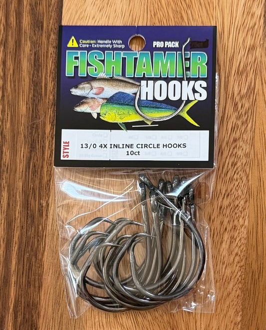 4X Inline Circle - 10 Pack - Fishing Hooks