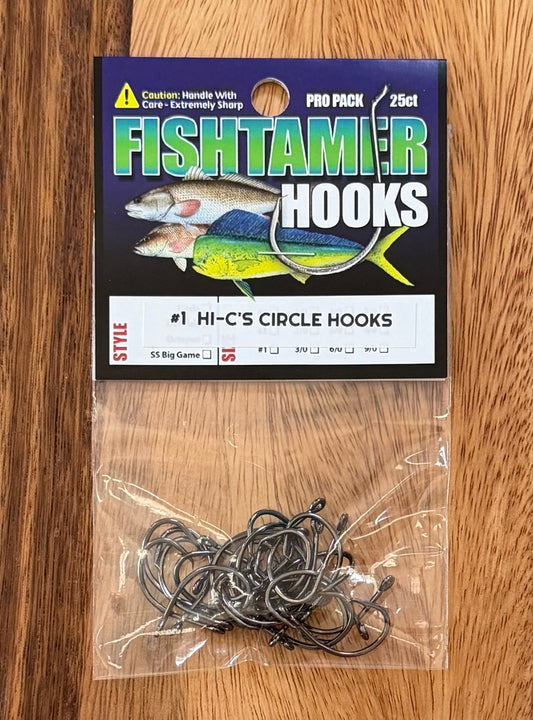 HI-Cs Circle - 25 Pack - Fishing Hooks