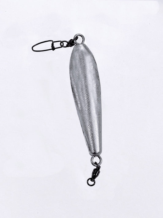 Inline Trolling Sinkers (P-Line Ball Bearing Swivel w/ Crosslock Snap)