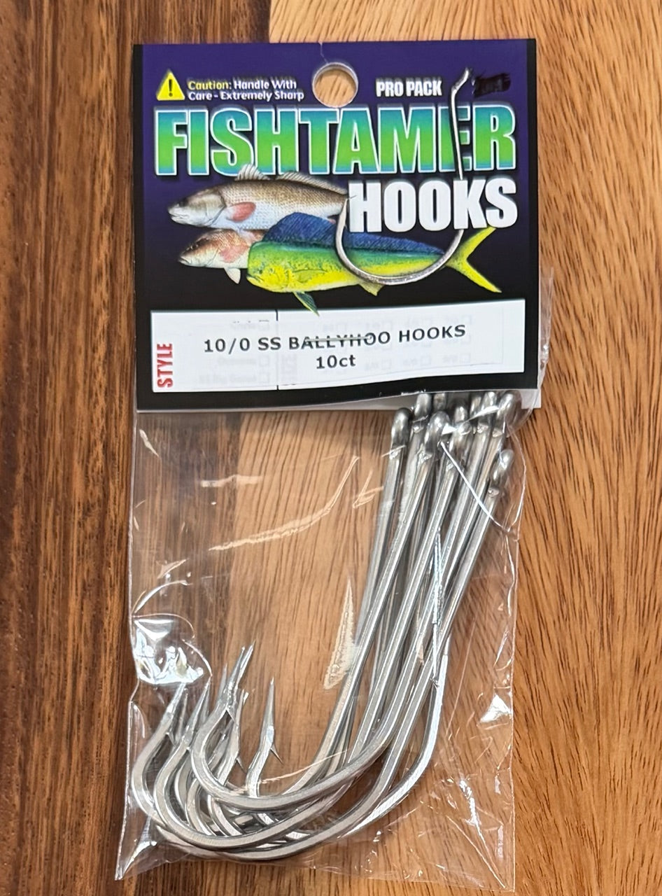 SS Ballyhoo Pro  - 10 Pack - Fishing Hooks